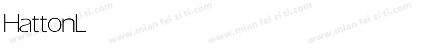 Hatton Light字体转换